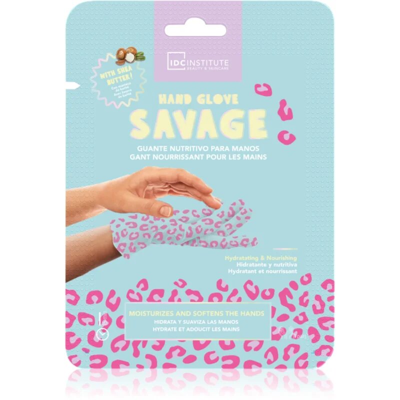 IDC INSTITUTE Hand Glove Savage hidratáló maszk kézre 1 db