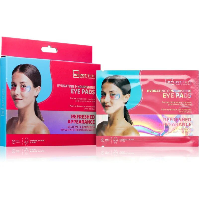 IDC INSTITUTE Hydrating & Nourishing regeneráló hidrogéles szem alatti párnácskák 2x4 g