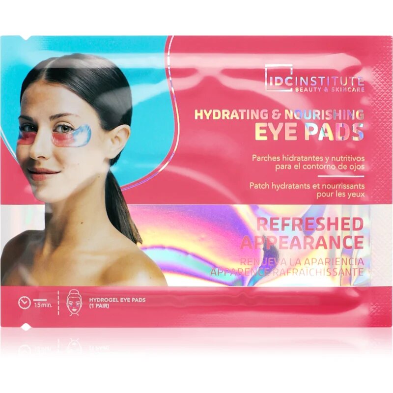 IDC INSTITUTE Hydrating & Nourishing regeneráló hidrogéles szem alatti párnácskák 2x4 g