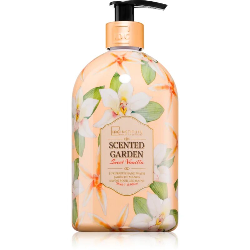 IDC INSTITUTE Scented Garden Vanilla folyékony szappan kézre 500 ml