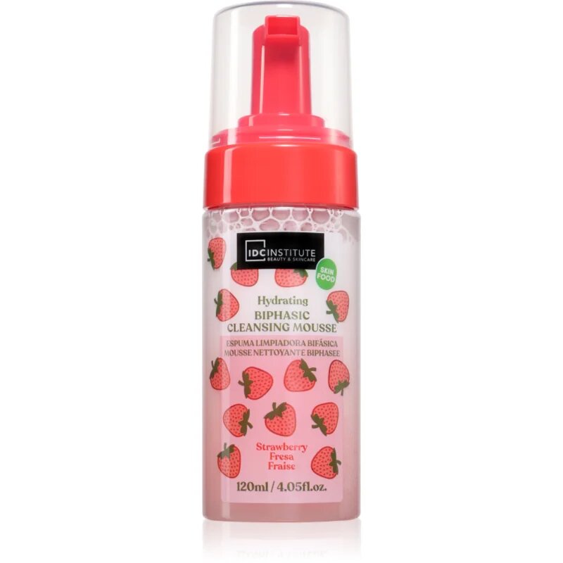 IDC INSTITUTE Strawberry tisztító hab az arcra 120 ml