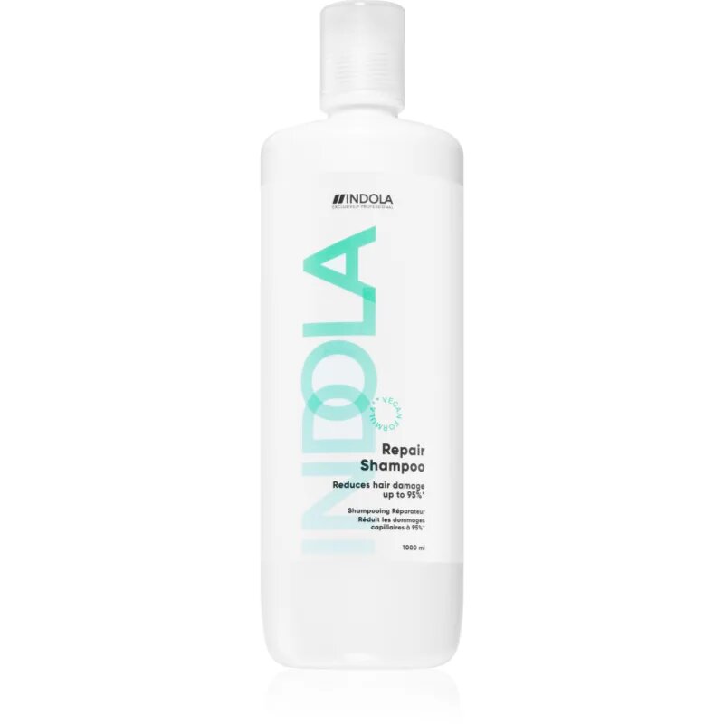 Indola Repair Shampoo tápláló sampon a sérült töredezett hajra 1000 ml