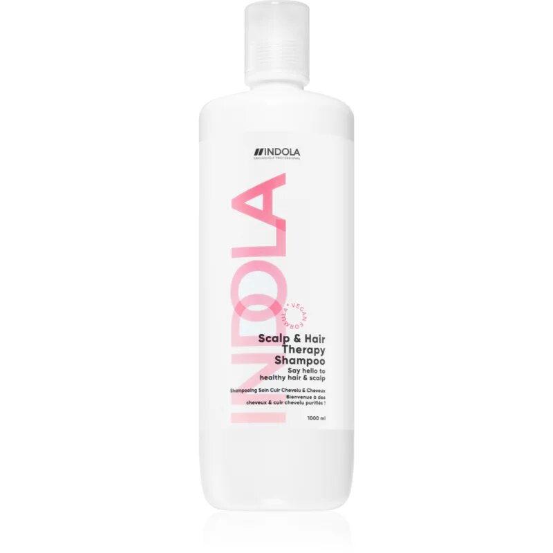 Indola Scalp & Hair Therapy Shampoo korpásodás elleni sampon a kémiailag kezelt hajra 1000 ml