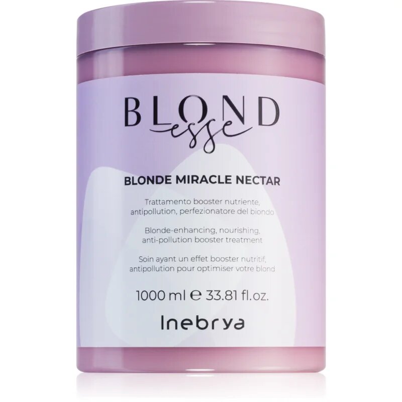 Inebrya BLONDesse Blonde Miracle Nectar mélyen tápláló kúra szőke hajra 1000 ml