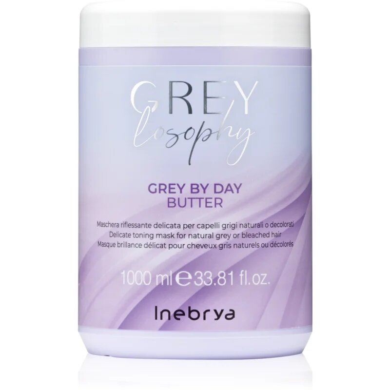 Inebrya Greylosophy Grey By Day Butter haj maszk ősz hajra 1000 ml