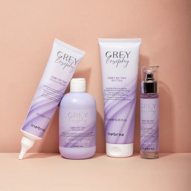 Inebrya Greylosophy Silky Touch Serum élénkítő szérum ősz hajra 50 ml