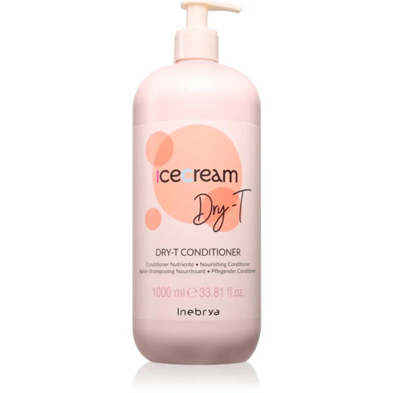Inebrya Ice Cream Dry-T Conditioner revitalizáló kondicionáló száraz és sérült hajra 1000 ml