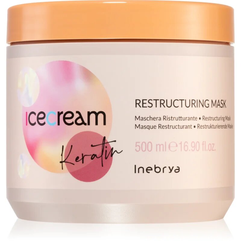 Inebrya Keratin Restructuring Mask revitalizáló maszk keratinnal 500 ml