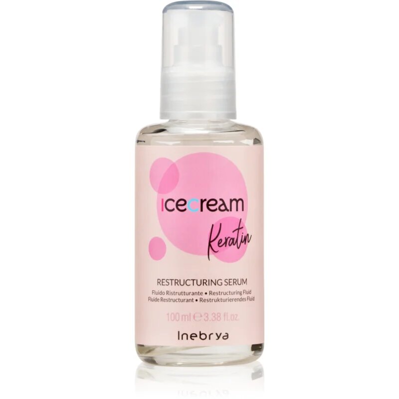 Inebrya Keratin Restructuring Serum regeneráló szérum hajra s keratinem 100 ml
