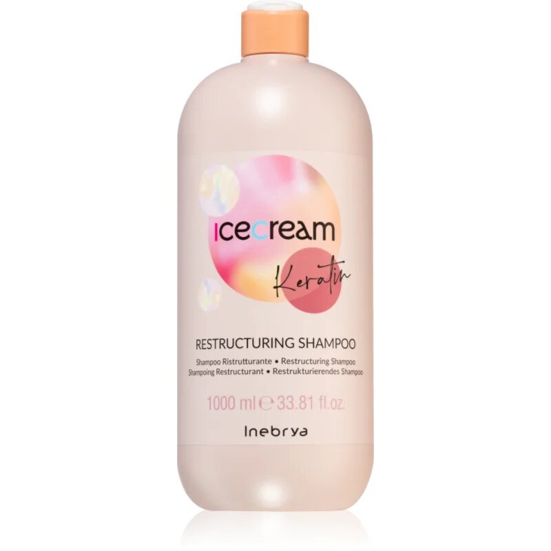 Inebrya Keratin Restructuring Shampoo formázó sampon keratinnal 1000 ml