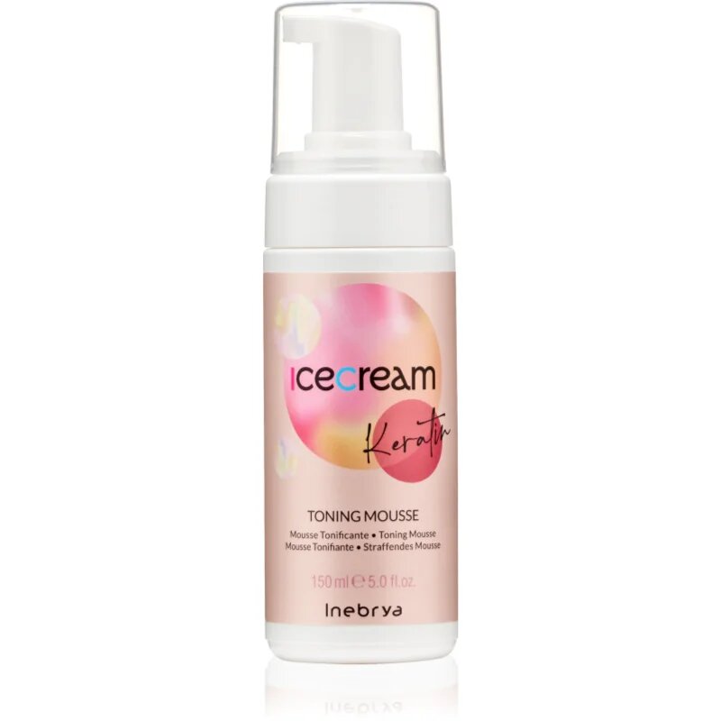 Inebrya Keratin Toning Mousse regeneráló hab hajra s keratinem 150 ml