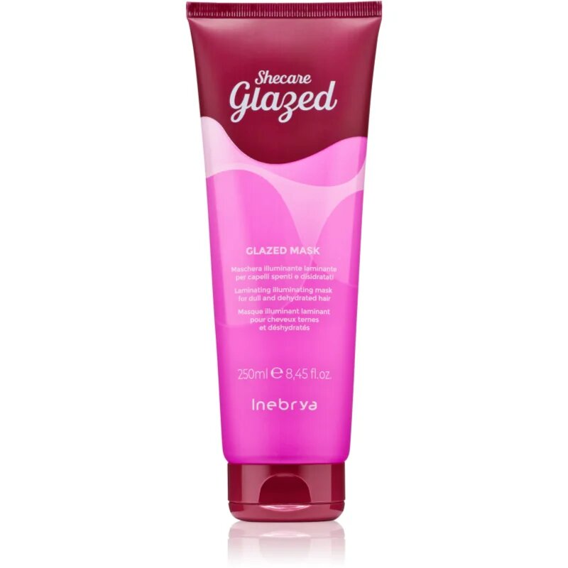 Inebrya Shecare Glazed Mask hidratáló maszk a fénylő és selymes hajért 250 ml