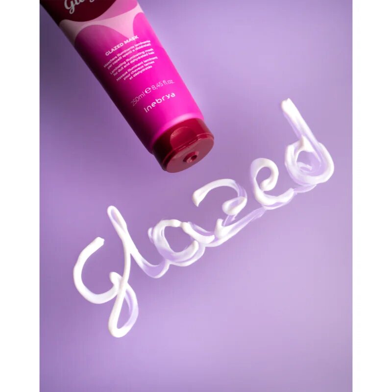 Inebrya Shecare Glazed Mask hidratáló maszk a fénylő és selymes hajért 250 ml
