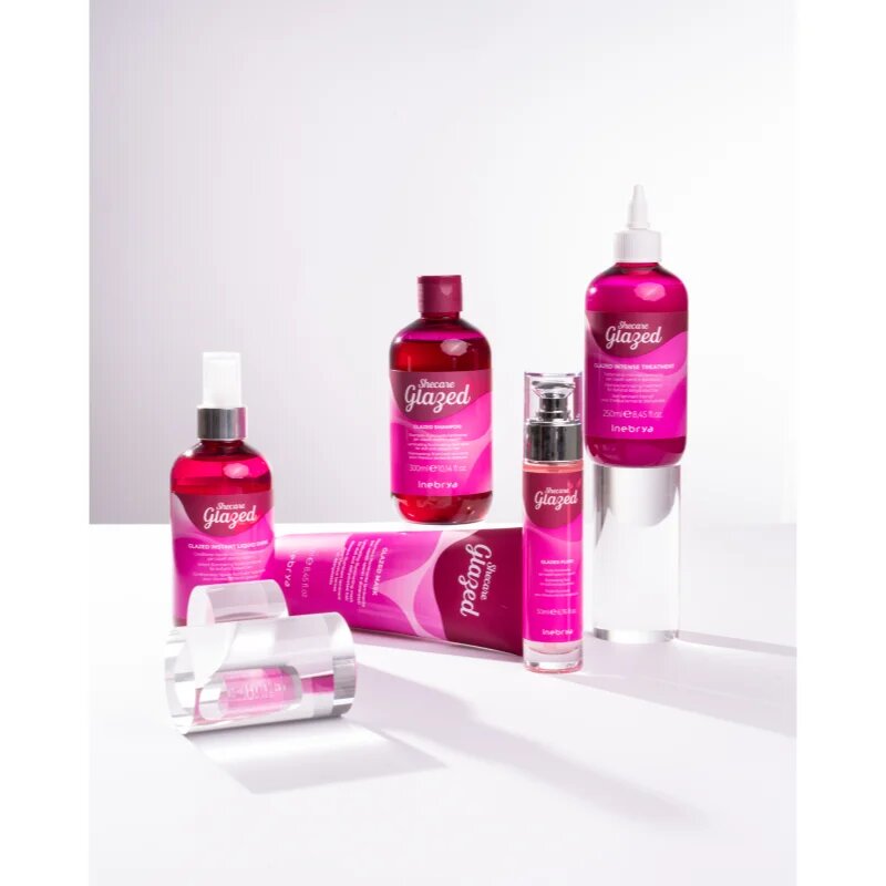 Inebrya Shecare Glazed Mask hidratáló maszk a fénylő és selymes hajért 250 ml
