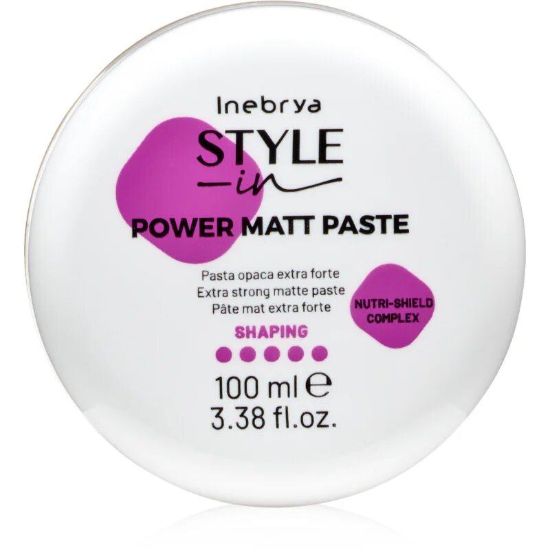 Inebrya Style-In Power Matt Paste Matt hajformázó krém hajra 100 ml