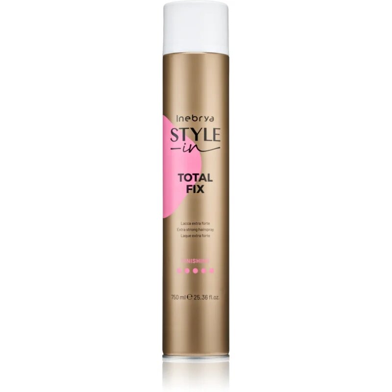 Inebrya Style-In Total Fix extra erős lakk hajra 750 ml