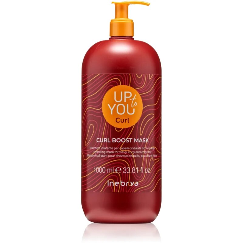 Inebrya Up To You Curl Boost Mask hidratáló maszk a hullámos és göndör hajra 1000 ml