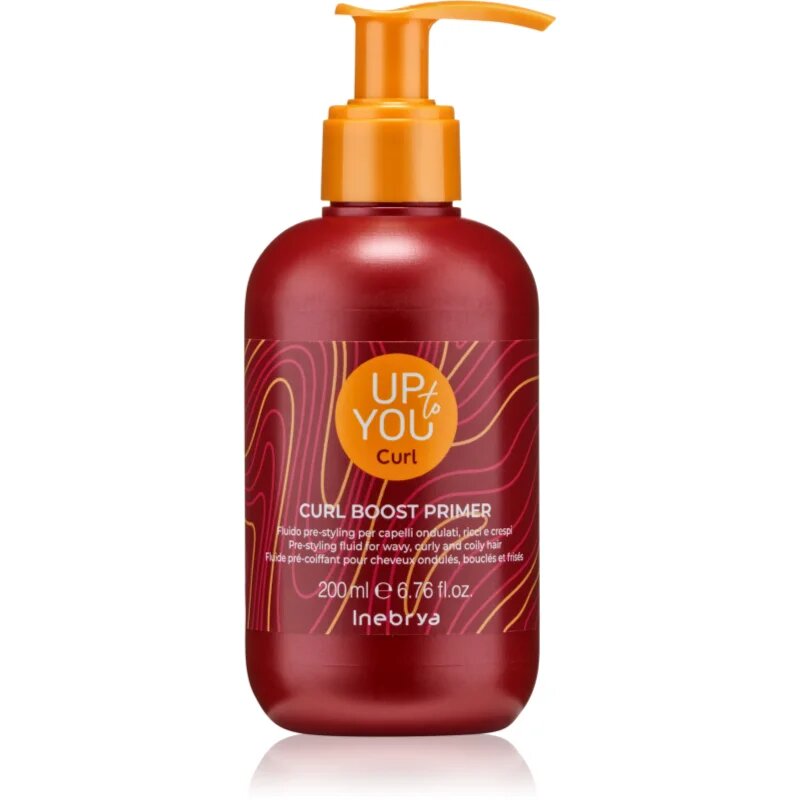 Inebrya Up To You Curl Boost Primer hajformázó krém a hullámos és göndör hajra 200 ml