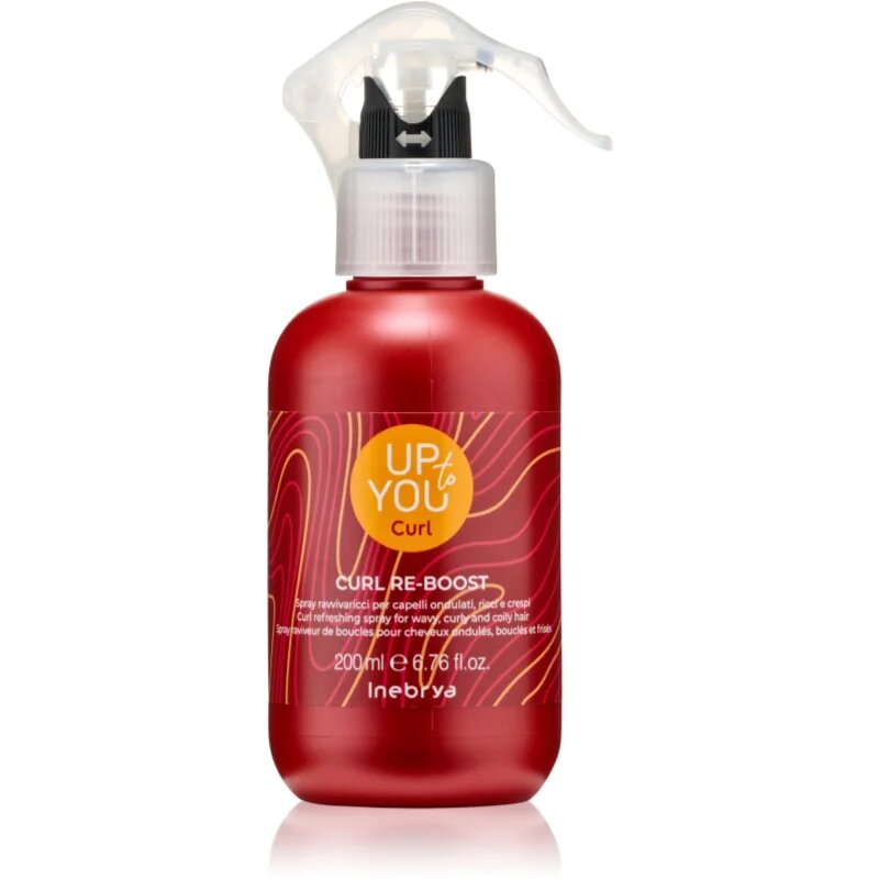 Inebrya Up To You Curl Re-Boost Spray felpezsdítő spray a hullámos és göndör hajra 200 ml
