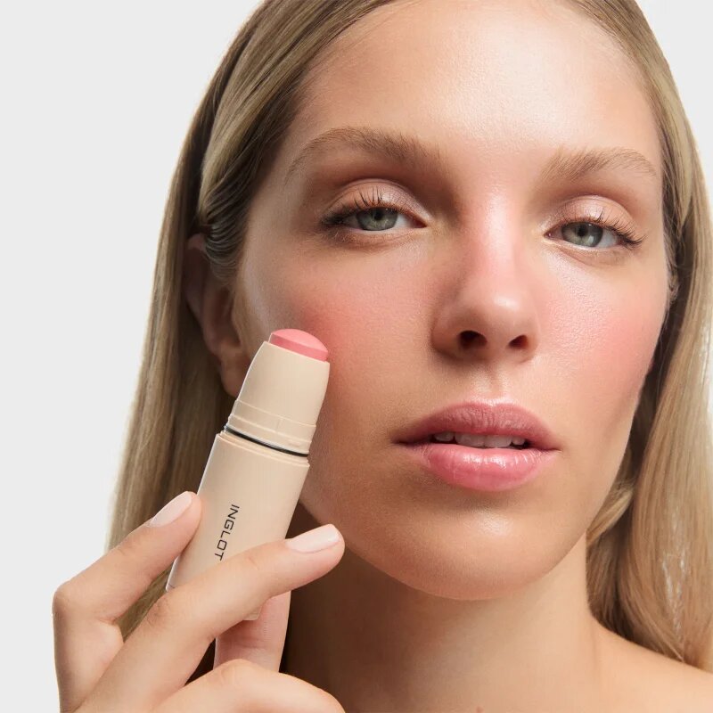 Inglot Cream Stick Blush krémes arcpirosító stift árnyalat Delicate Coral 210 6.2 g