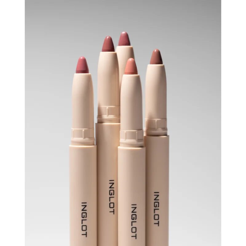 Inglot PlayInn Velvet Define Lip Pencil intenzív szájkontúrceruza árnyalat MELLOWED MAGENTA 65 1.6 g