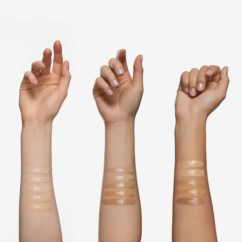 Inglot Skin Focused Care Face Foundation SPF 50 fedő hatású alapozó SPF 50 árnyalat Medium Olive 30 ml