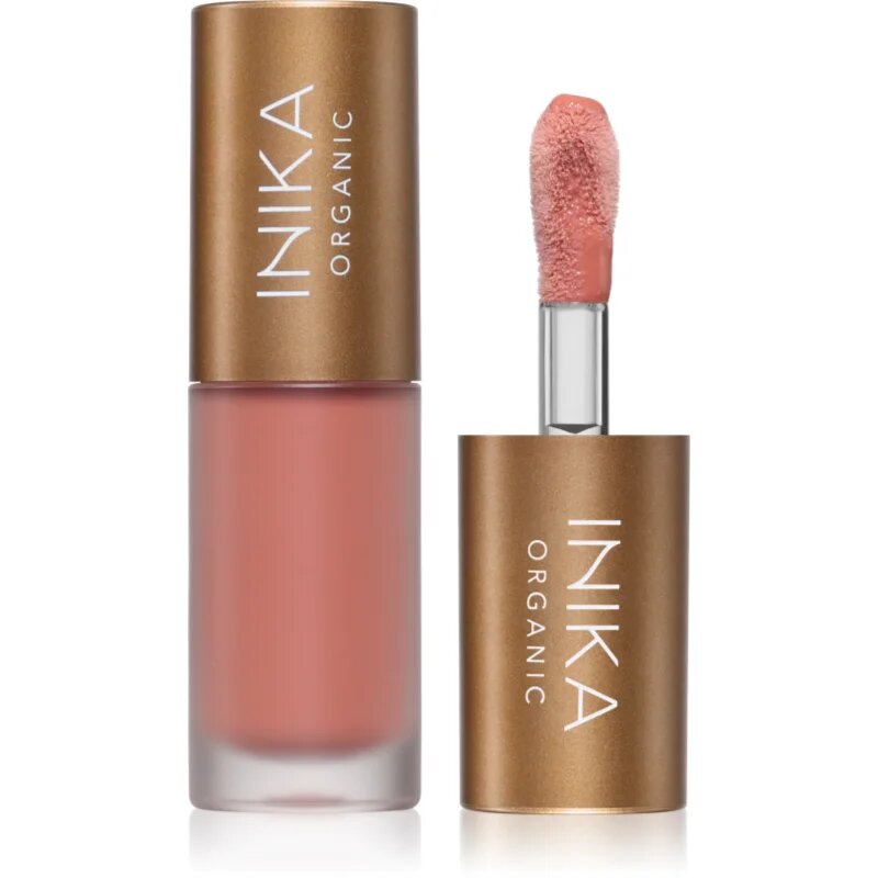 INIKA Organic Lip Oil Collagen + Squalane tonizáló olaj az ajkakra kollagénnel árnyalat Blossom 5 ml