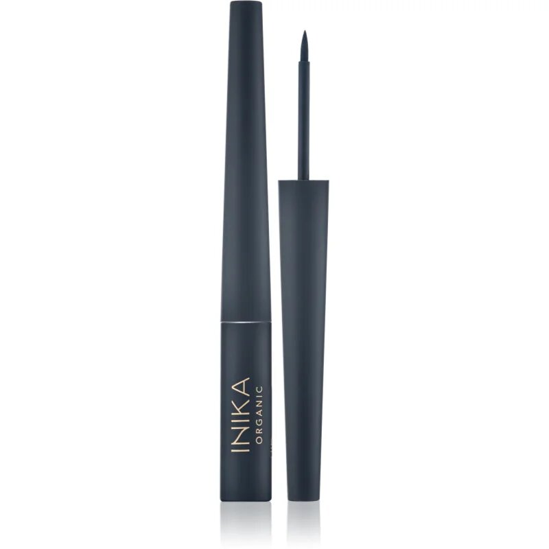 INIKA Organic Liquid Eyeliner szemhéjtus árnyalat Black 3.5 ml