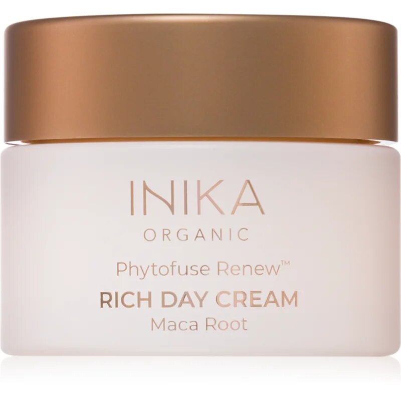 INIKA Organic Phytofuse Renew Rich Day Cream gazdag nappali krém 50 ml