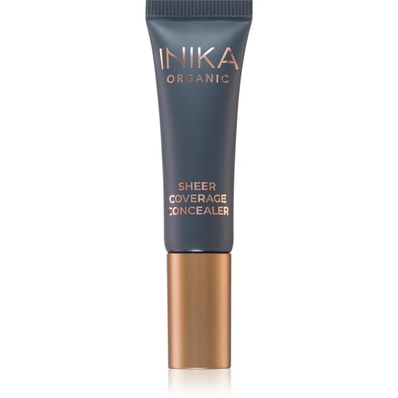 INIKA Organic Sheer Coverage krémes fedő korrektor a szem alatti sötét karikákra árnyalat Porcelain 10 ml