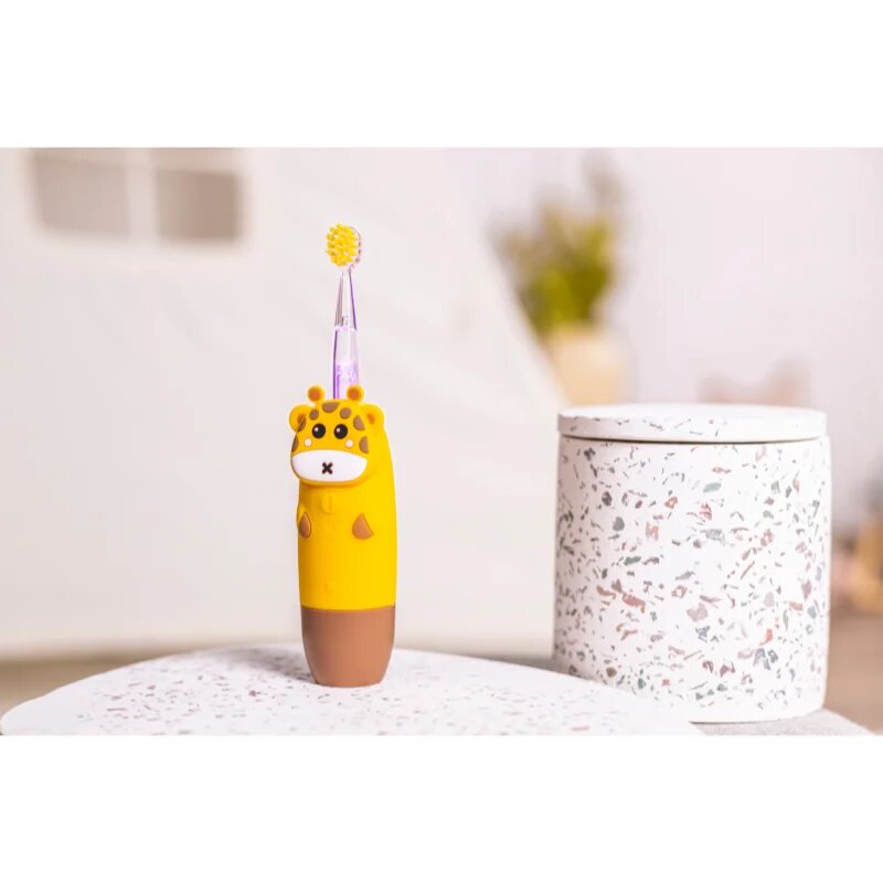 innoGIO GIOGiraffe Sonic Toothbrush sonic fogkefe gyermekeknek Yellow 1 db