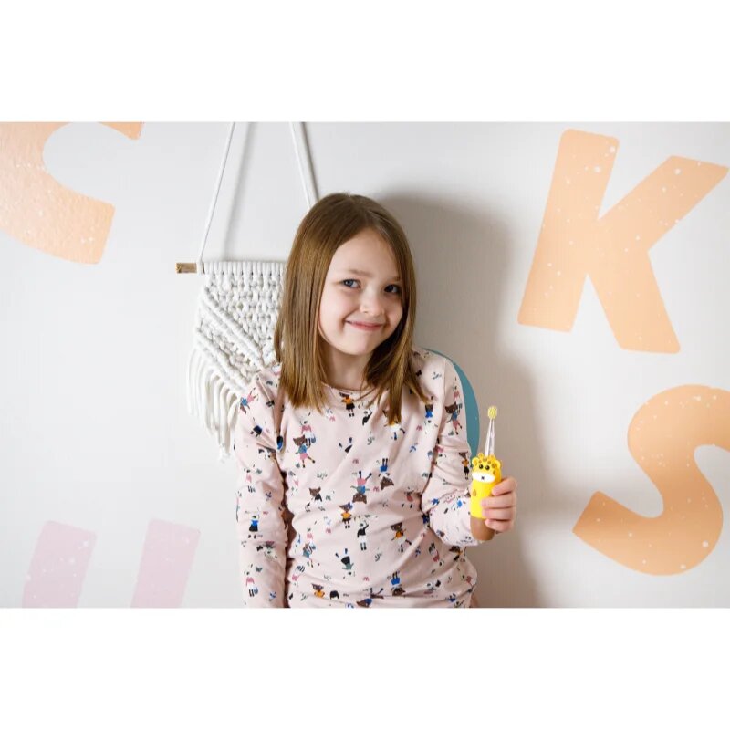 innoGIO GIOGiraffe Sonic Toothbrush sonic fogkefe gyermekeknek Yellow 1 db