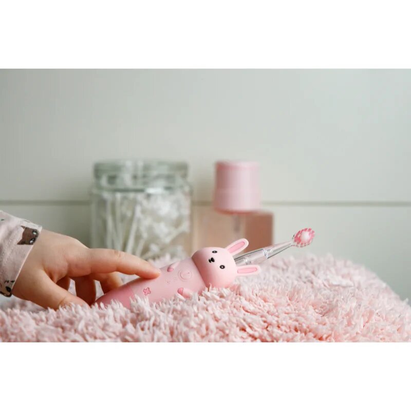 innoGIO GIORabbit Sonic Toothbrush sonic fogkefe gyermekeknek Pink 1 db