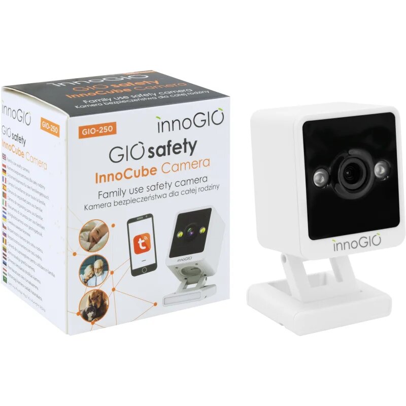 innoGIO GIOSafety InnoCube GIO-250 házi Smart Wi-fi kamera 1 db
