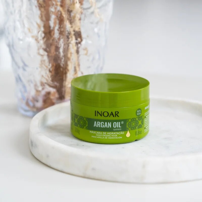 INOAR Argan Oil System hidratáló és simító maszk hajra 250 g