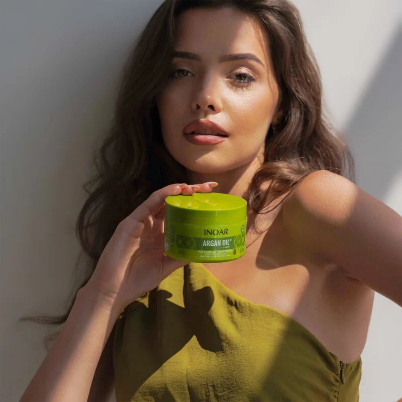 INOAR Argan Oil System hidratáló és simító maszk hajra 250 g
