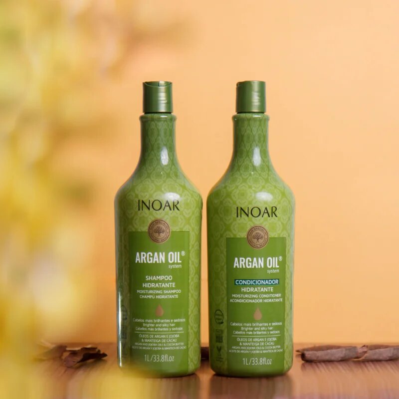 INOAR Argan Oil System kisimító sampon 1000 ml