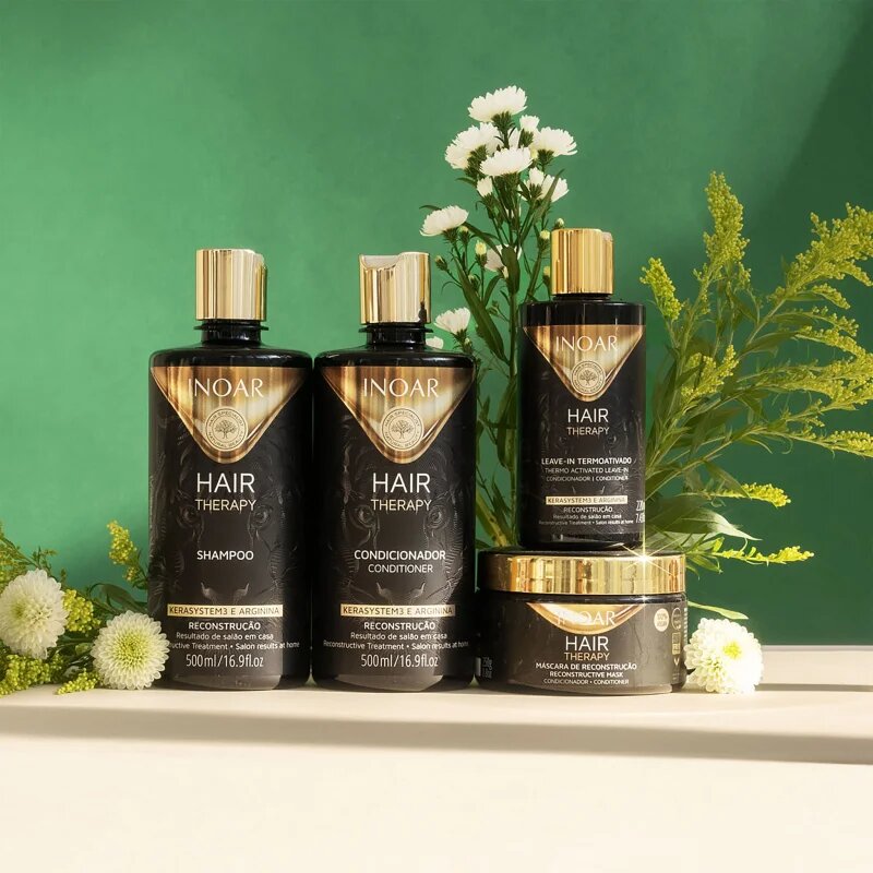 INOAR Hair Therapy hajerősítő sampon a sérült hajra 500 ml