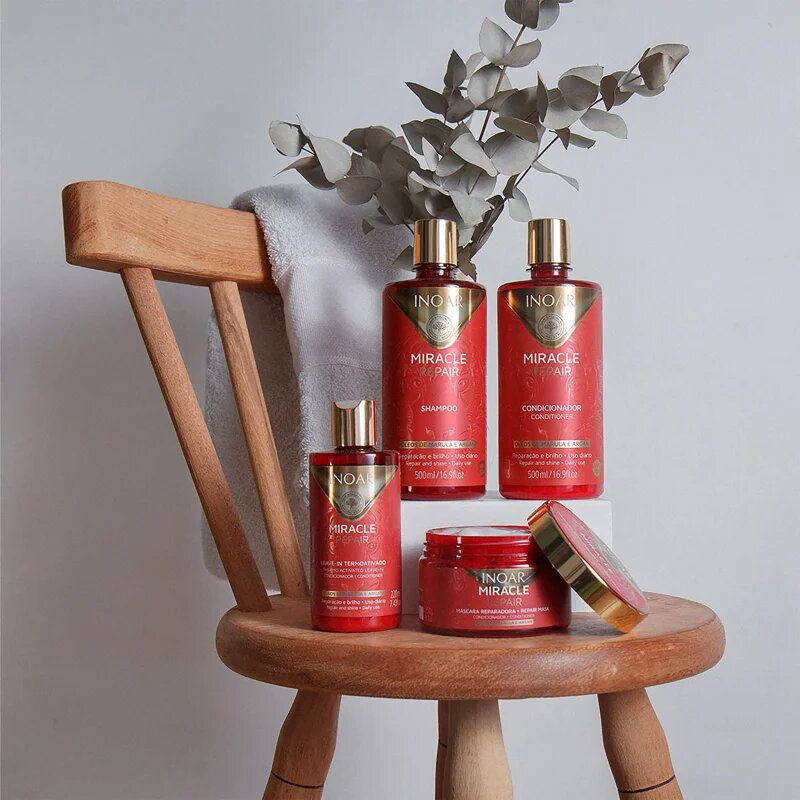 INOAR Miracle Repair regeneráló sampon a gyenge és sérült hajra 500 ml