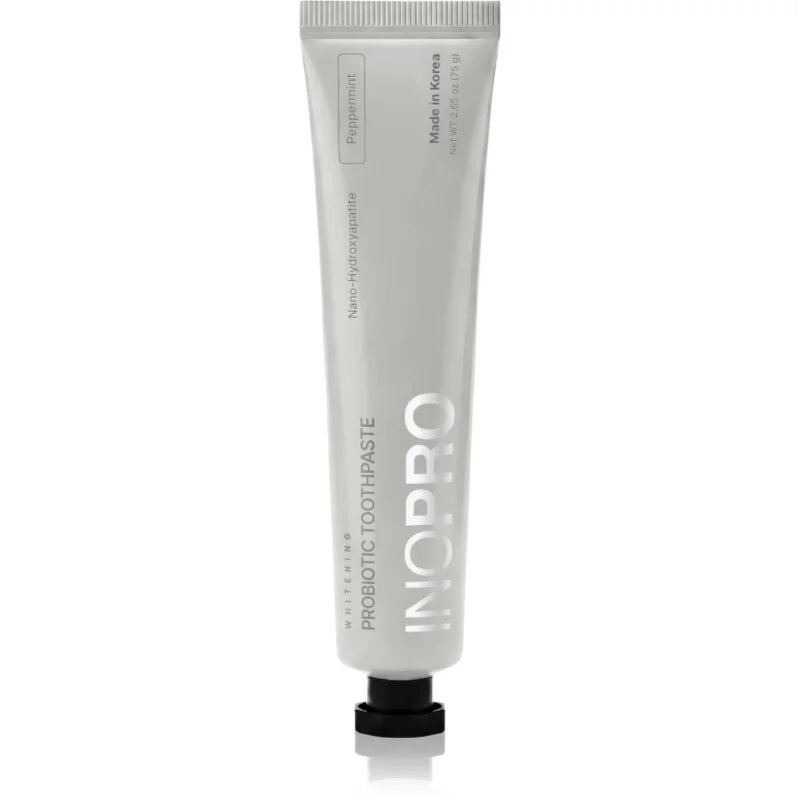 InoPro Probiotic Toothpaste fehérítő fogkrém fluoridmentes íz Peppermint 75 g