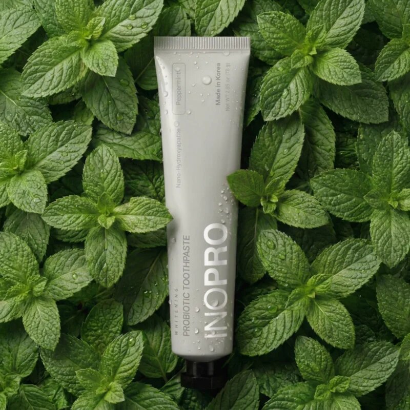 InoPro Probiotic Toothpaste fehérítő fogkrém fluoridmentes íz Peppermint 75 g