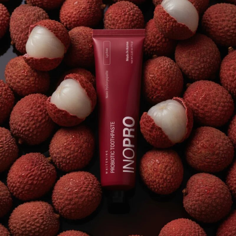 InoPro Probiotic Toothpaste fehérítő fogkrém íz Lychee 75 g