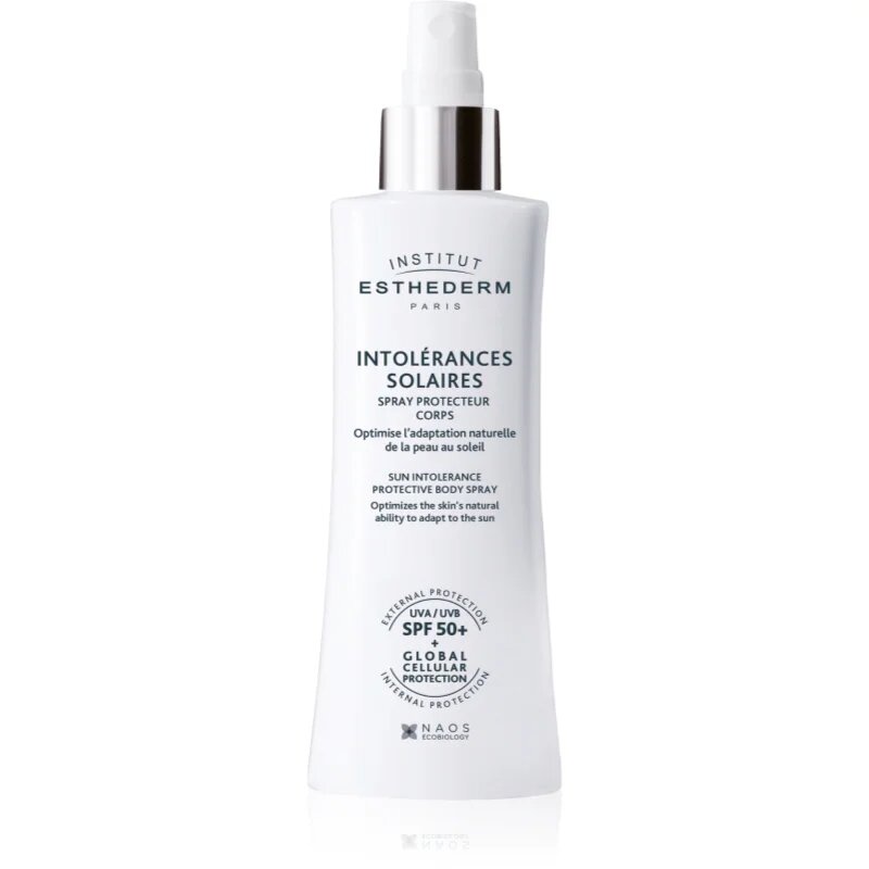 Institut Esthederm Sun Intolerance védő testtej spray formában SPF 50+ 150 ml