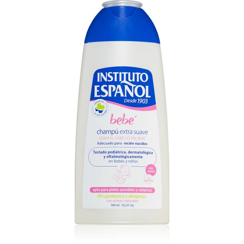 Instituto Español Bebé gyengéd sampon újszülötteknek 300 ml