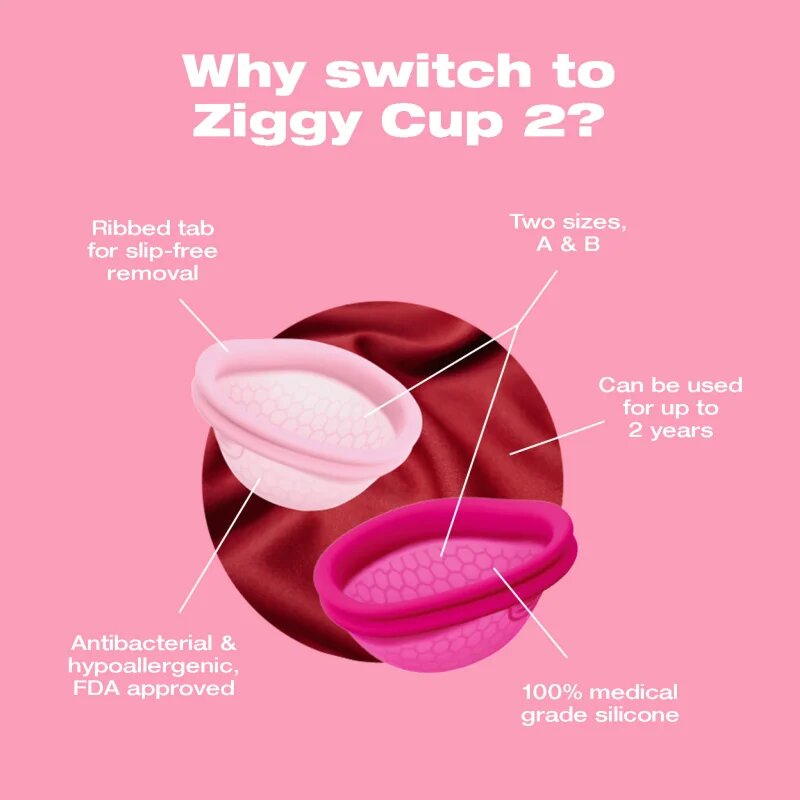 Intimina Ziggy Cup 2 B menstruációs kehely 76 ml