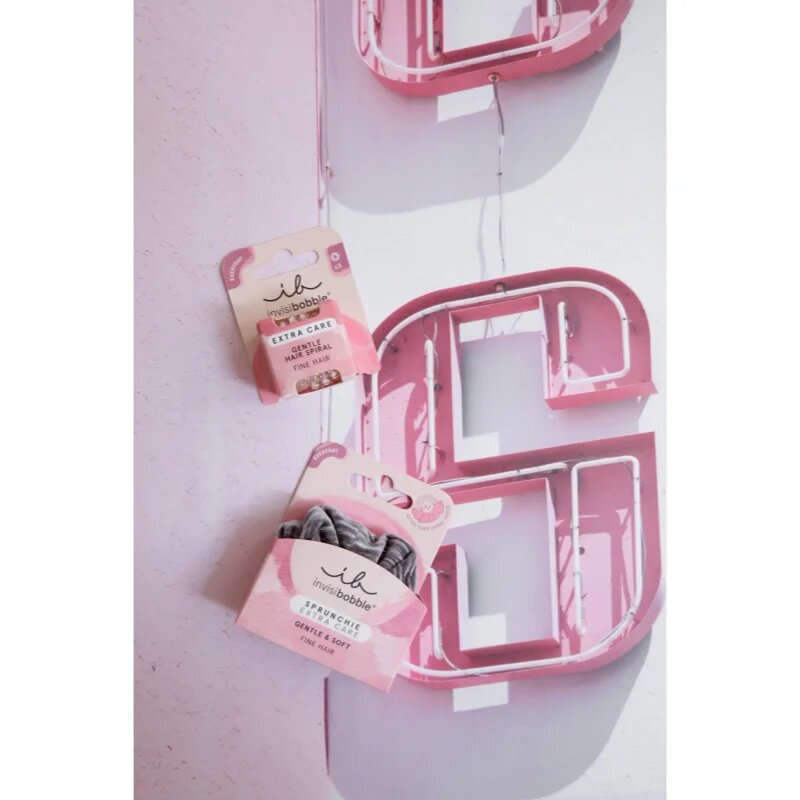 invisibobble Extra Care Crystal Clear hajgumik 3 db