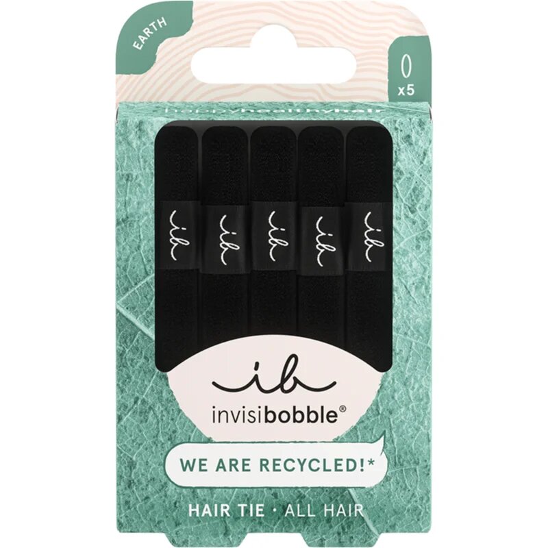 invisibobble Hair Tie hajgumik Black 5 db