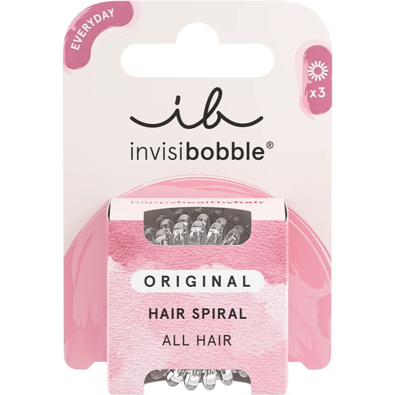 invisibobble Original hajgumik Crystal Clear 3 db