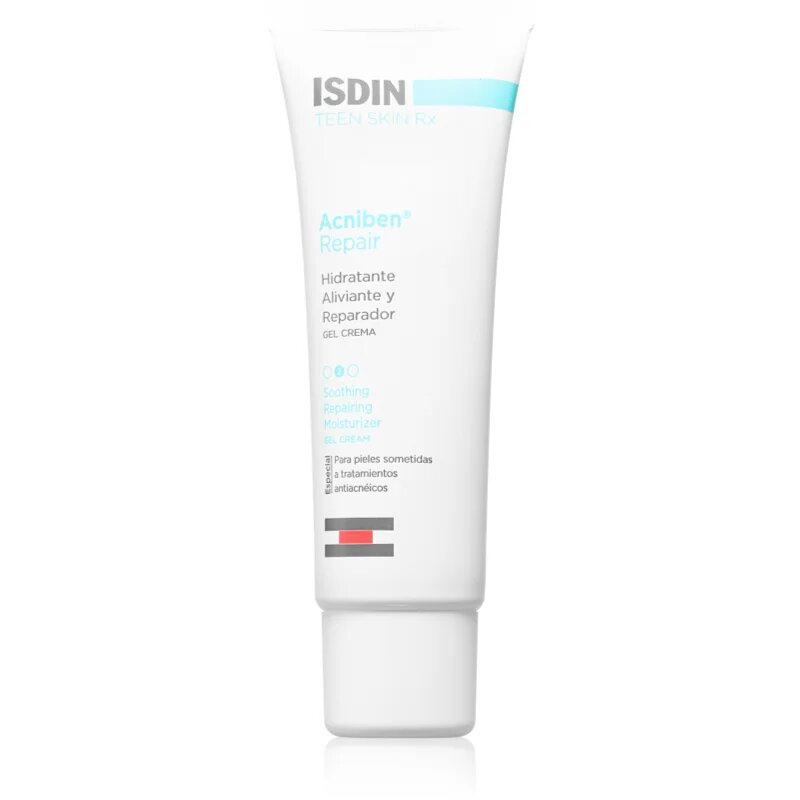 ISDIN Acniben Moisturizing Facial Gel Cream hidratáló géles krém problémás és pattanásos bőrre 40 ml