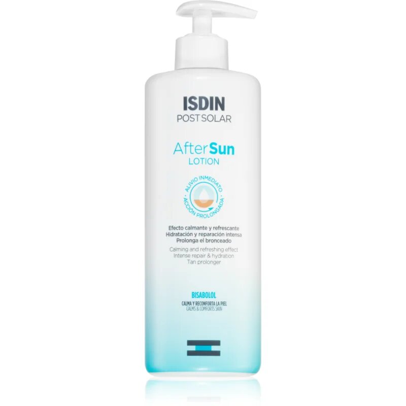 ISDIN After Sun Lotion napozás utáni testápoló tej a fejbőr megnyugtatására 400 ml